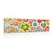 CANVAS PRINT FLORAL ABSTRACTION - ABSTRACT PICTURES - PICTURES