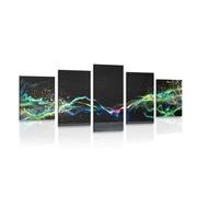 5-PIECE CANVAS PRINT MODERN ABSTRACTION - ABSTRACT PICTURES - PICTURES