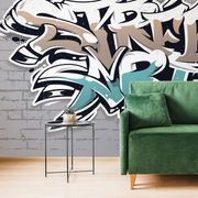 SELF ADHESIVE WALLPAPER WITH THE INSCRIPTION STREET ART - SELF-ADHESIVE WALLPAPERS - WALLPAPERS