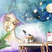 SELF ADHESIVE WALLPAPER MOON FAIRY - SELF-ADHESIVE WALLPAPERS - WALLPAPERS