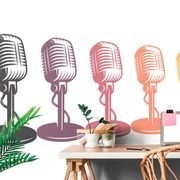 WALLPAPER SERIES OF MICROPHONES - POP ART WALLPAPERS - WALLPAPERS