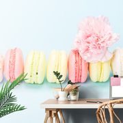 SELF ADHESIVE WALL MURAL TASTY MACARONS - SELF-ADHESIVE WALLPAPERS - WALLPAPERS