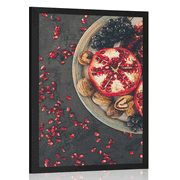 POSTER MIX WITH POMEGRANATE - WITH A KITCHEN MOTIF - POSTERS