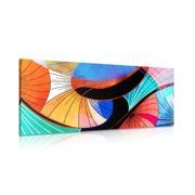 CANVAS PRINT ABSTRACT COLORFUL ABSTRACTION - POP ART PICTURES - PICTURES