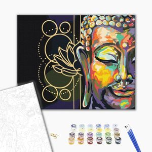PAINT BY NUMBERS HARMONIOUS BUDDHA - FENG SHUI - PAINTING BY NUMBERS