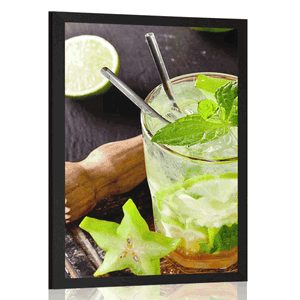 POSTER DELICIOUS MOJITO - WITH A KITCHEN MOTIF - POSTERS