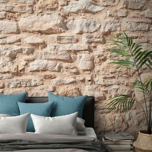 WALL MURAL STONE WALL - WALLPAPERS WITH IMITATION OF BRICK, STONE AND CONCRETE - WALLPAPERS