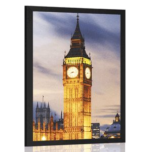 POSTER LONDON BIG BEN AT NIGHT - CITIES - POSTERS