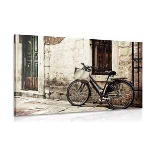 CANVAS PRINT RETRO BICYCLE - VINTAGE AND RETRO PICTURES - PICTURES