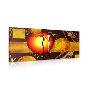 CANVAS PRINT ETHNIC COUPLE IN LOVE - ABSTRACT PICTURES - PICTURES