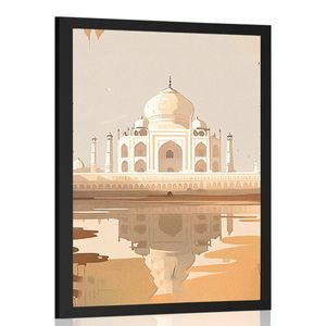 PLAKÁT INDICKÝ TAJ MAHAL - MĚSTA - PLAKÁTY