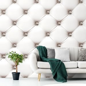 WALLPAPER WHITE ELEGANCE - WALLPAPERS WITH IMITATION OF LEATHER - WALLPAPERS