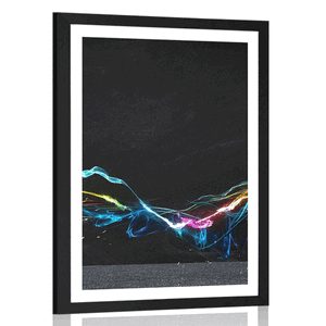 POSTER WITH MOUNT MODERN ABSTRACTION - ABSTRACT AND PATTERNED - POSTERS