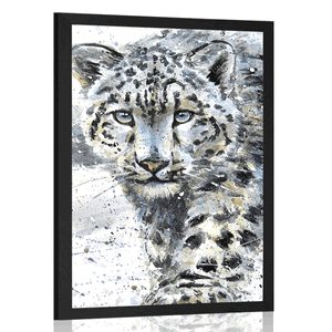 POSTER SKETCHED LEOPARD - ANIMALS - POSTERS