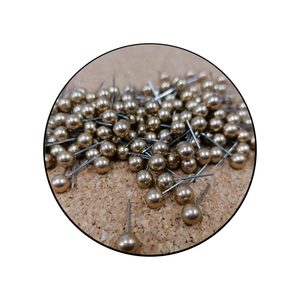 METALLIC PINS (10 PCS.) - PUSHPINS - PICTURES