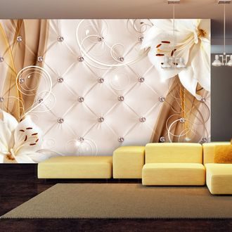 SELF ADHESIVE WALLPAPER GOLDEN LILY - WALLPAPERS