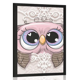 POSTER CUTE OWL - ANIMALS - POSTERS