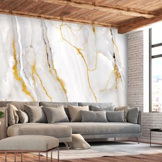 PHOTO WALLPAPER LUXURY MARBLE - WALLPAPERS WITH IMITATION OF BRICK, STONE AND CONCRETE - WALLPAPERS