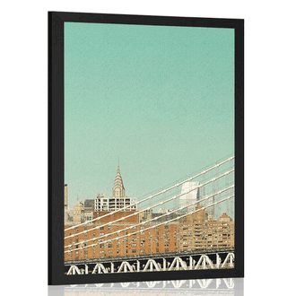 POSTER SKYSCRAPERS IN NEW YORK CITY - CITIES - POSTERS