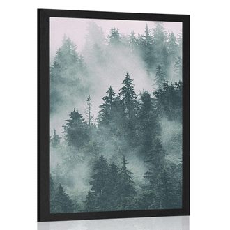 POSTER MOUNTAINS IN THE FOG - NATURE - POSTERS