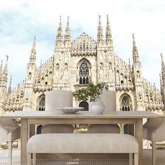 SELF ADHESIVE WALL MURAL CATHEDRAL IN MILAN - SELF-ADHESIVE WALLPAPERS - WALLPAPERS