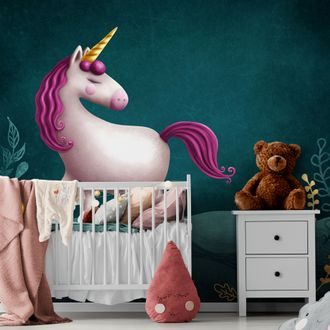 WALLPAPER FAIRY TALE UNICORN - CHILDRENS WALLPAPERS - WALLPAPERS