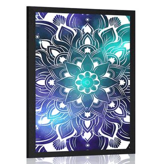 POSTER MODERN MANDALA WITH AN ORIENTAL PATTERN - FENG SHUI - POSTERS