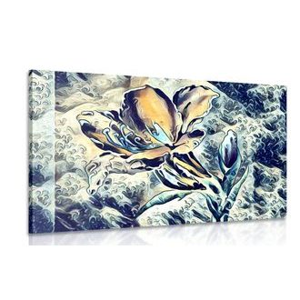 CANVAS PRINT ABSTRACT ARTISTIC FLOWER - PICTURES FLOWERS - PICTURES