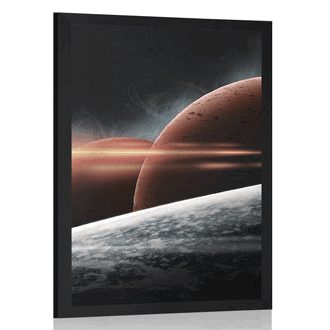 POSTER PLANETS IN THE GALAXY - UNIVERSE AND STARS - POSTERS