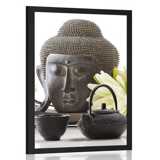 POSTER WELLNESS STILL LIFE WITH BUDDHA - FENG SHUI - POSTERS