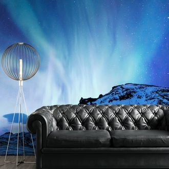 WALL MURAL NORTHERN LIGHTS - WALLPAPERS SPACE AND STARS - WALLPAPERS