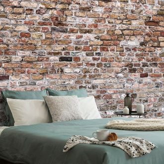 WALL MURAL MAJESTIC BRICK - WALLPAPERS WITH IMITATION OF BRICK, STONE AND CONCRETE - WALLPAPERS