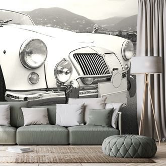 SELF ADHESIVE WALL MURAL LUXURY BLACK AND WHITE VETERAN - SELF-ADHESIVE WALLPAPERS - WALLPAPERS