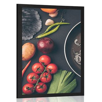 POSTER CULINARY ART - WITH A KITCHEN MOTIF - POSTERS