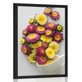 POSTER CUP FULL OF FLOWERS - VASES - POSTERS