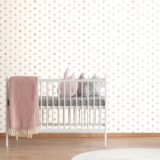 SELF ADHESIVE WALLPAPER PINK DOTS - SELF-ADHESIVE WALLPAPERS - WALLPAPERS