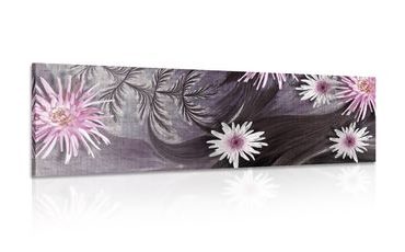 CANVAS PRINT FLOWERS ON A BEAUTIFUL BACKGROUND - PICTURES FLOWERS - PICTURES
