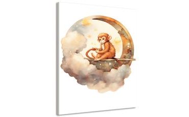 CANVAS PRINT DREAMY MONKEY - DREAMY LITTLE ANIMALS - PICTURES