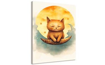CANVAS PRINT DREAMY CAT - DREAMY LITTLE ANIMALS - PICTURES