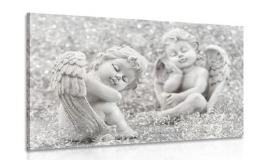 CANVAS PRINT PAIR OF ANGELS - PICTURES OF ANGELS - PICTURES