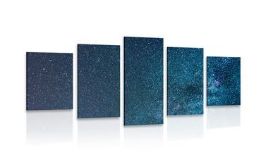 5-PIECE CANVAS PRINT MILKY WAY AMONG THE STARSARS - PICTURES OF SPACE AND STARS - PICTURES
