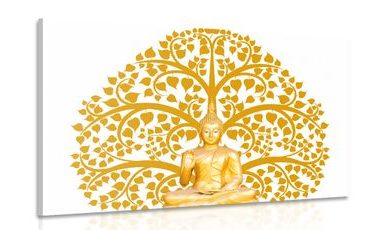 KÉP BUDDHA ÉLETFA ELŐTT - FENG SHUI KÉPEK - KÉPEK