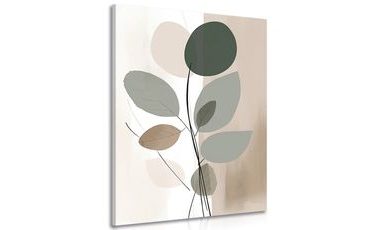 CANVAS PRINT ABSTRACT BOTANICAL SHAPES NO1 - PICTURES OF ABSTRACT SHAPES - PICTURES