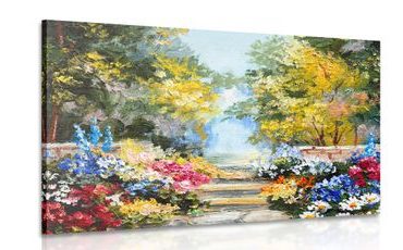 CANVAS PRINT LANDSCAPE OIL PAINTING - PICTURES OF NATURE AND LANDSCAPE - PICTURES