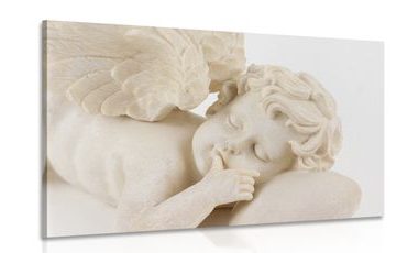 CANVAS PRINT SLEEPING ANGEL - PICTURES OF ANGELS - PICTURES