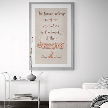 plagát s motivačným citátom od Eleanor Roosevelt