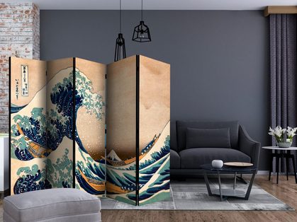 Paraván reprodukcia veľká vlna od Hokusai