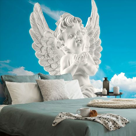 WALLPAPER CARING ANGEL IN THE SKY - WALLPAPERS ANGELS - WALLPAPERS