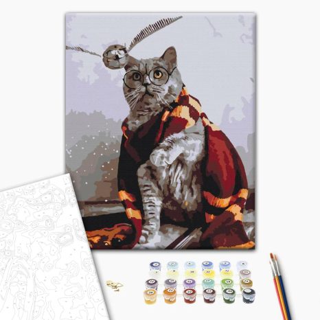 PAINT BY NUMBERS CATS FROM THE WIZARDING WORLD - ANIMALS - PAINTING BY NUMBERS