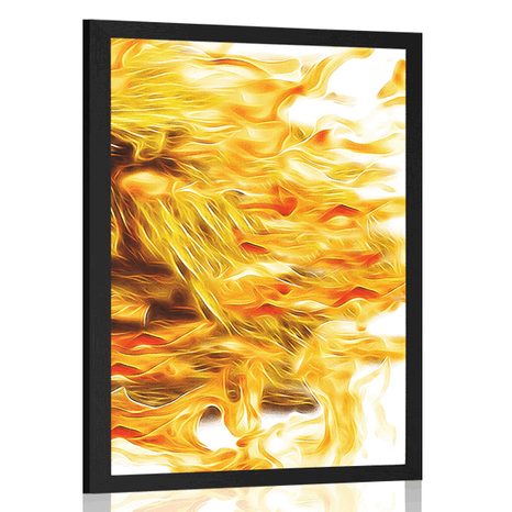POSTER ABSTRACT FIRE - ABSTRACT AND PATTERNED - POSTERS